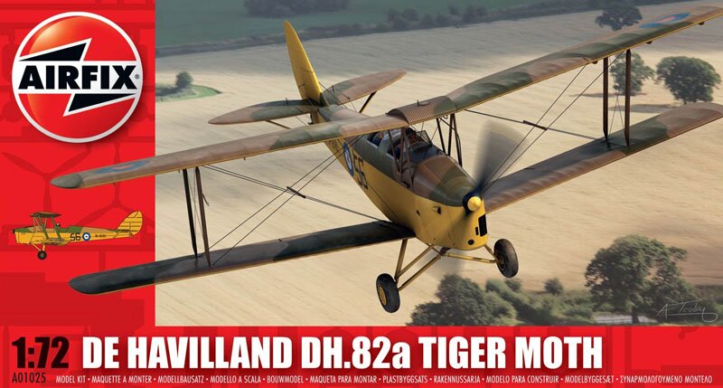 модель САМОЛЕТ DH TIGER MOTH MILITARY